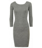 Elegant 3 Quarter Sleeved Lace Back Dress - 3 Colours